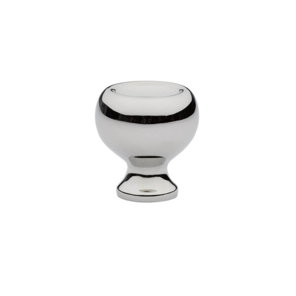 Emtek 86314-US14, Atomic Cabinet Knob, 1" Diameter,  Polished Nickel