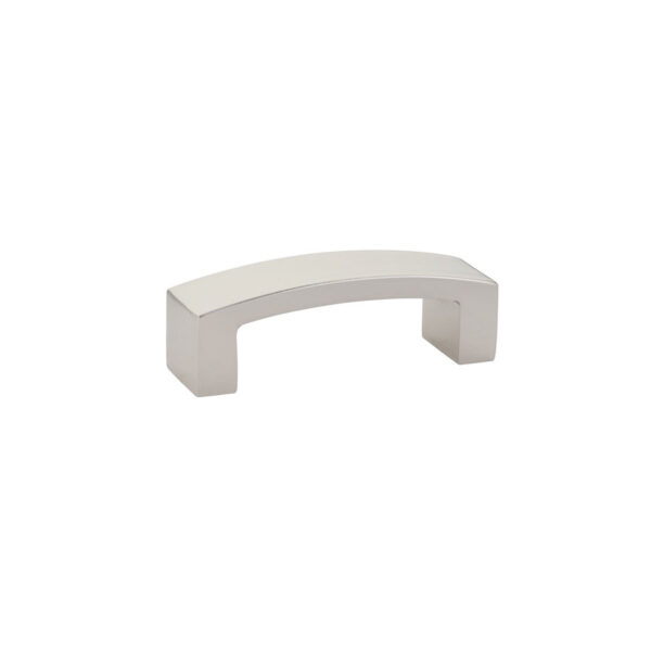 Emtek Hardware Bauhaus Cabinet Pull Shown In Polished Nickel