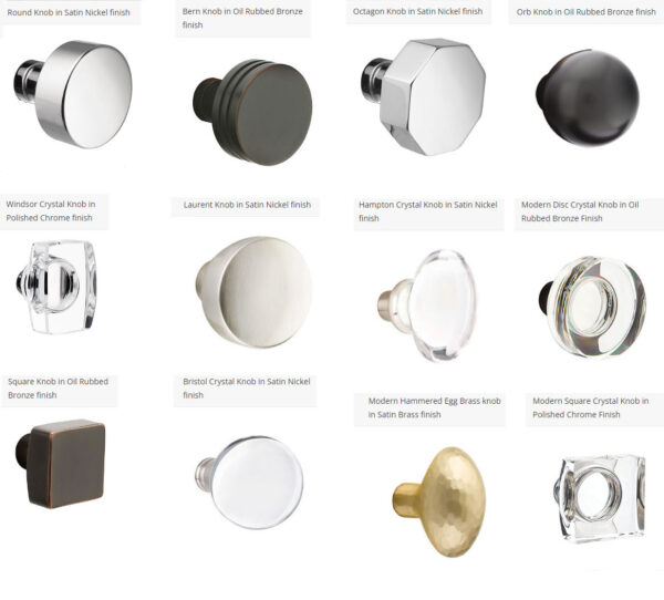Emtek Brass Knobs