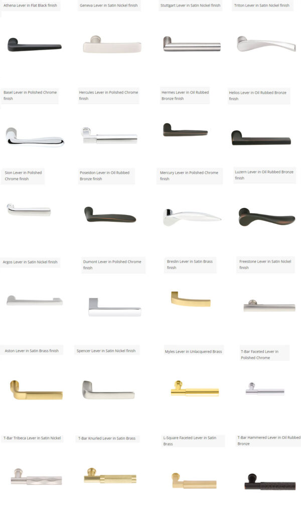 Emtek Hardware Davos Brass Tubular Entryset w/Stuttgart Lever Shown In Polished Chrome - Image 8