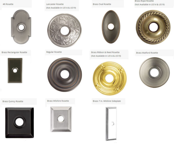 Emtek Brass Rosettes 11