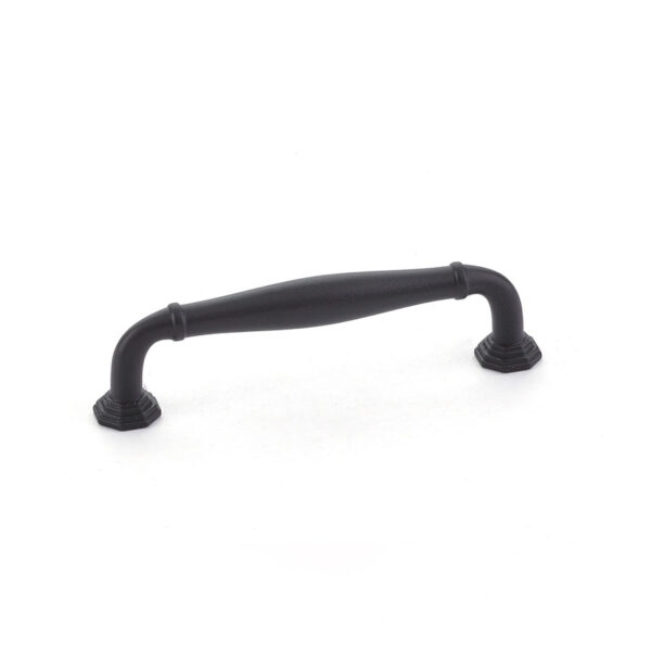 Emtek Hardware Blythe Cabinet Pull, Shown In Flat Black