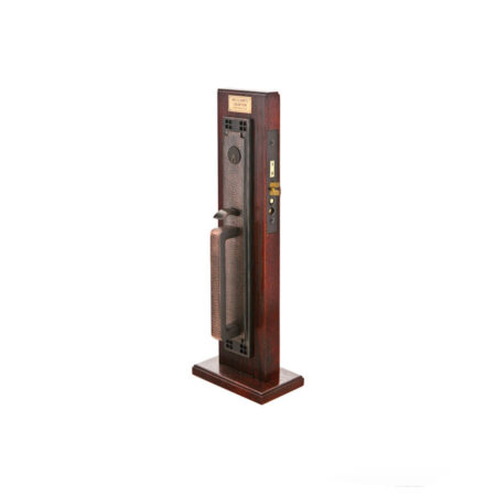 Emtek Brass Craftsman Full Length Mortise Entryset, Shown In Oil Rubbed Bronze