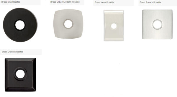 Emtek Brass Modern Style Rosettes