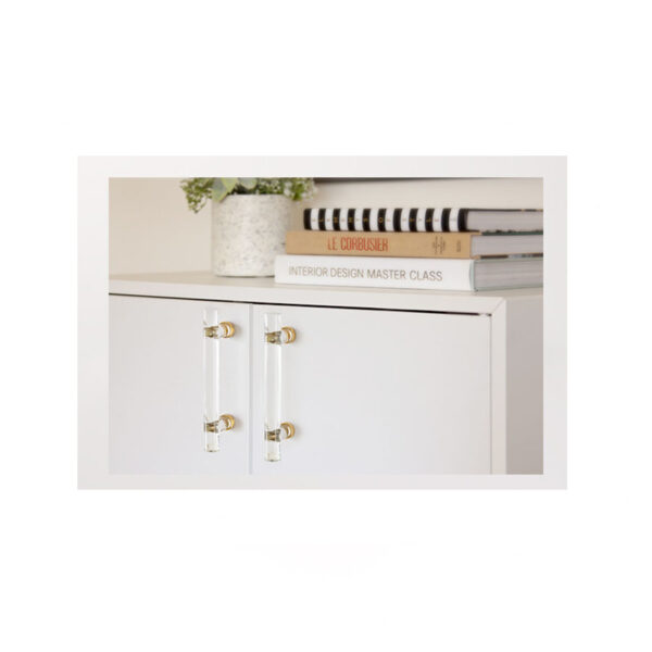 Emtek Crystal Bar Pulls On Cabinetry