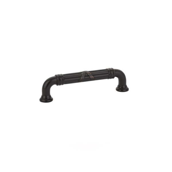 Emtek Ribbon & Reed Estate Cabinet Pull, Oil Rubbed Bronze