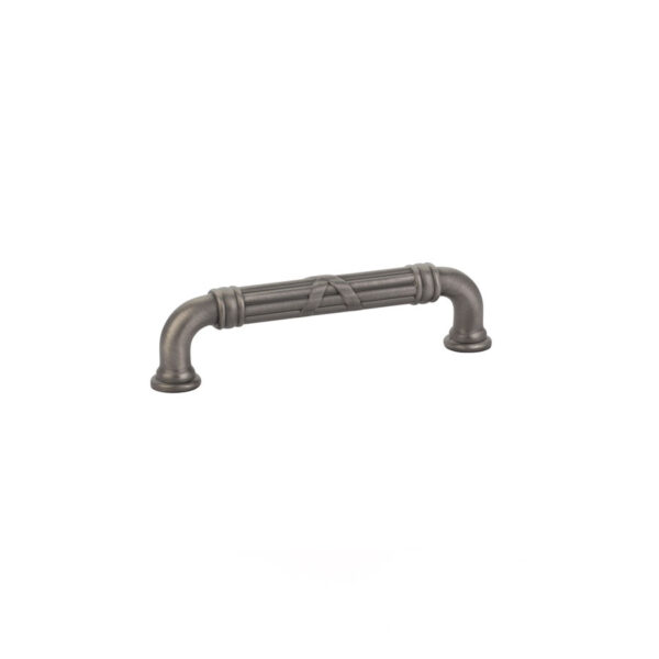 Emtek Ribbon & Reed Estate Cabinet Pull, Pewter