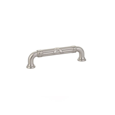 Emtek Ribbon & Reed Estate Cabinet Pull, Satin Nickel