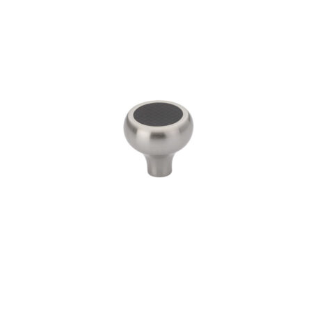 Emtek Hardware 86368-US15, Carbon Fiber Black Cabinet Knob, 1-1/4" Diameter, Shown In Satin Nickel