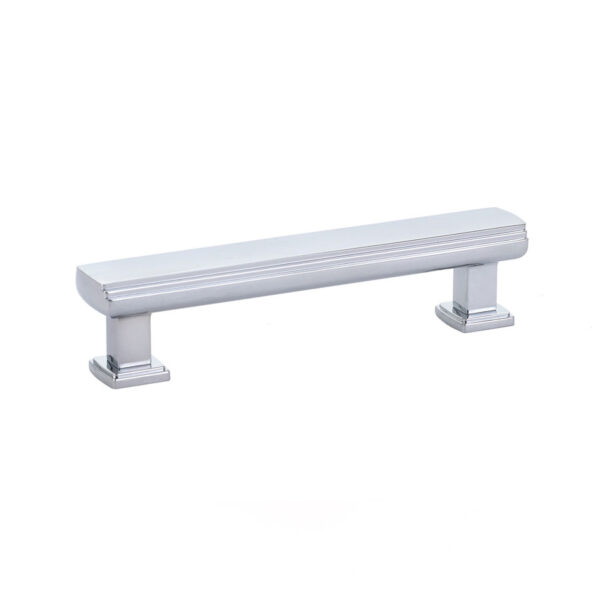 Emtek Hardware 86422, Art Deco Cabinet Pull, 3-1/2" C-C, Shown In Polished Chrome - Image 4
