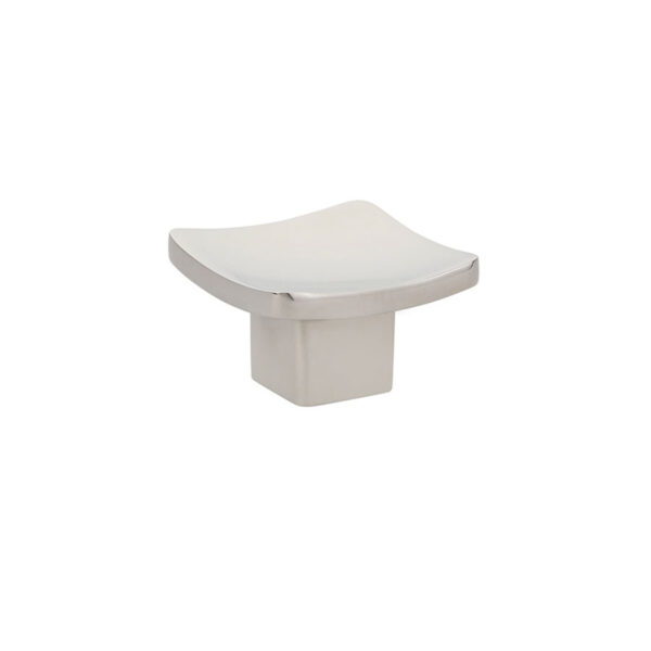 Emtek Hardware Basin Cabinet Knob Shown In Polished Nickel
