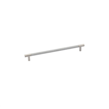 Emtek Carbon Fiber Silver Bar Pull, Cabinet Pull, Satin Nickel