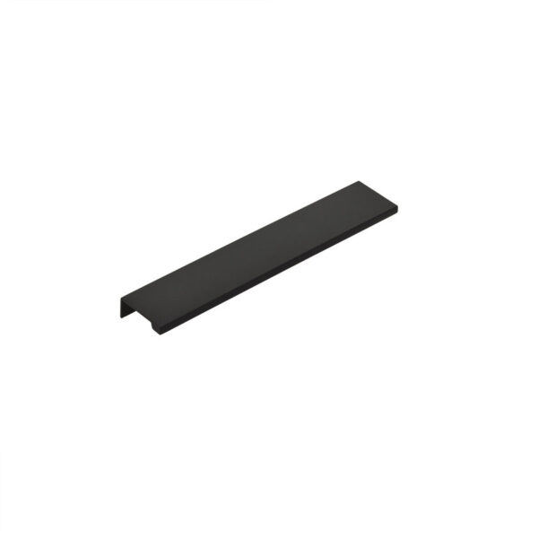 Emtek Hardware Cabinet Edge Pull Shown In Flat Black