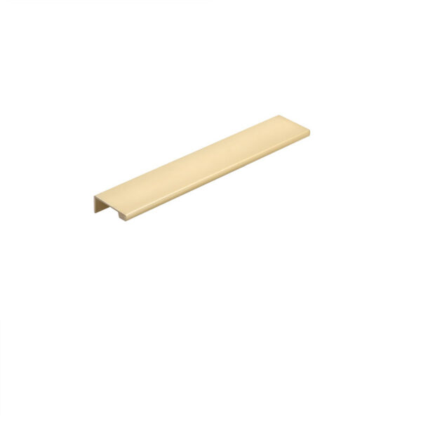 Emtek Hardware Cabinet Edge Pull Shown In Satin Brass