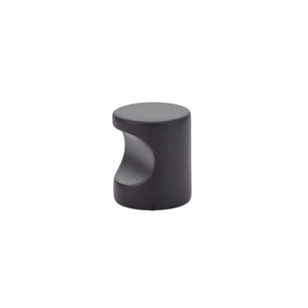 Emtek Hardware Finger Cabinet Pull,, Shown In Flat Black