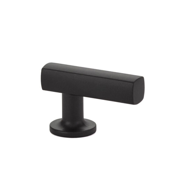 Emtek Hardware Freestone Finger Cabinet Pull, Flat Black