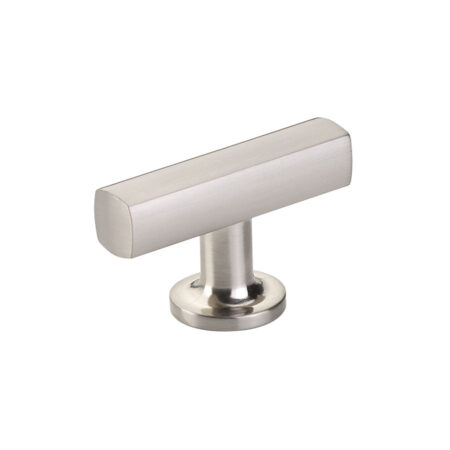 Emtek Hardware Freestone T Cabinet Knob Shown In Satin Nickel