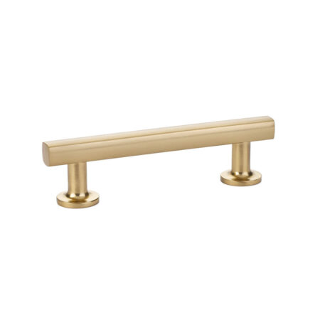 Emtek Hardware Freestone Cabinet Pull, Satin Brass