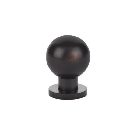 Emtek Hardware Globe Cabinet Knob Shown In Oil Rubbed Bronze