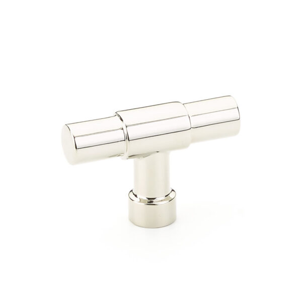 Emtek Jasper Finger Cabinet Pull, Polished Nickel