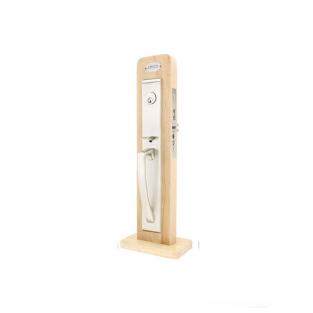 Emtek Brass Hera Mortise Entryset, Shown In Satin Nickel