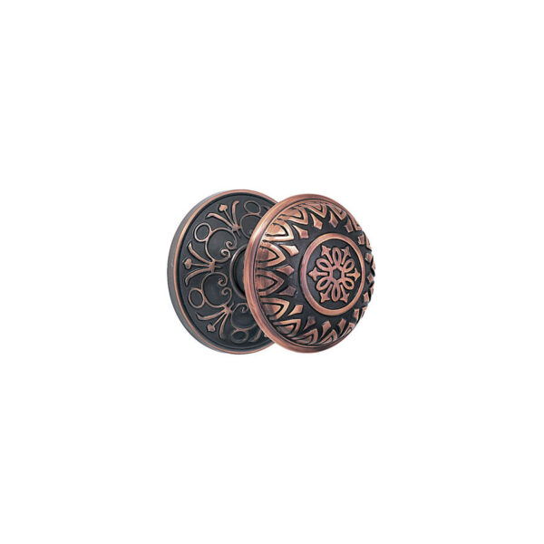 Emtek Hardware Lancaster Door Knob w/Lancaster Rosette, Shown In Oil Rubbed Bronze