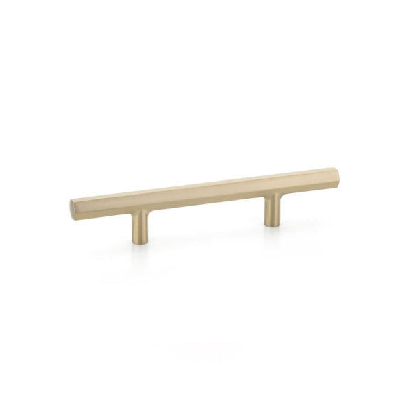 Emtek Mod Hex Extended Cabinet Pull, Satin Brass