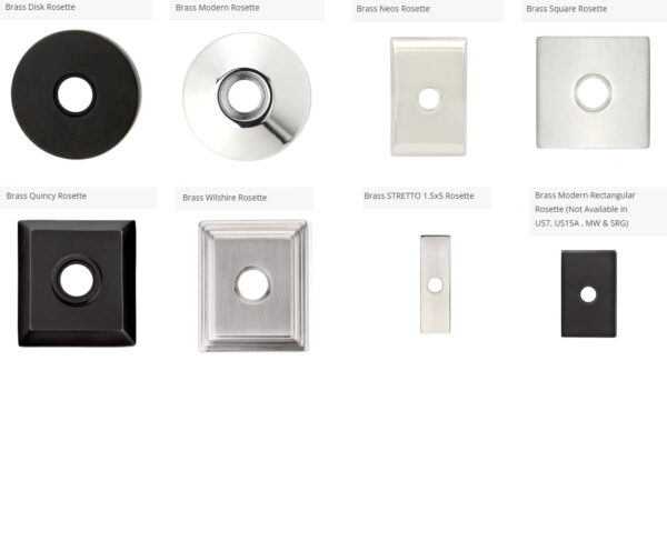 Emtek Hardwrare Modern Rosettes 8