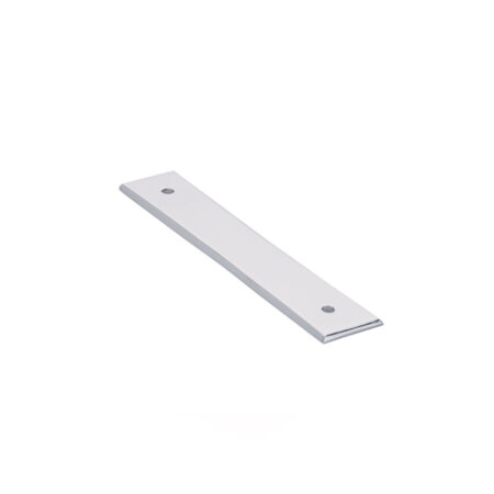 Emtek Neos Backplate For Pull, Polished Chrome