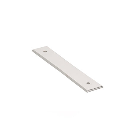 Emtek Neos Backplate For Pull, Polished Nickel