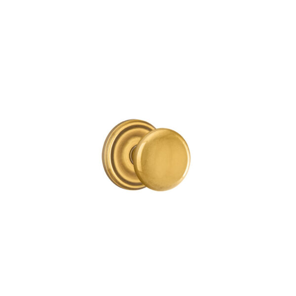 Emtek Hardware Providence Door Knob w/Regular Rosette, Shown In French Antique