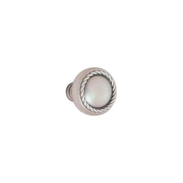 Emtek Hardware Rope Door Knob, Shown In Pewter