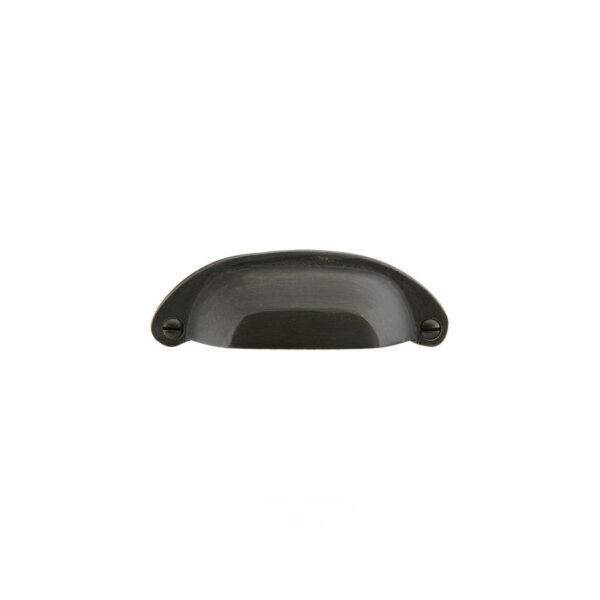 Emtek Sandcast Bronze Ranch Bin Pull, Shown In Medium Bronze