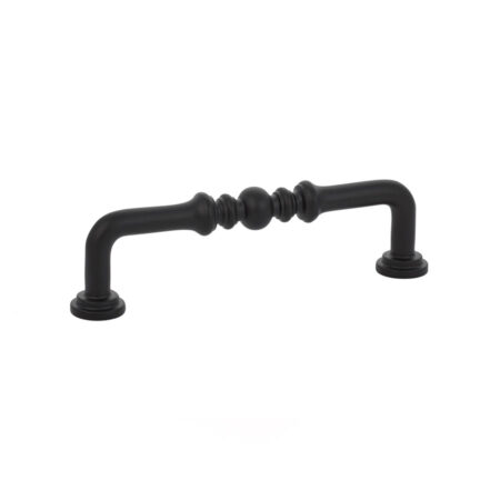 Emtek Hardware Spindle Cabinet Pull, Flat Black