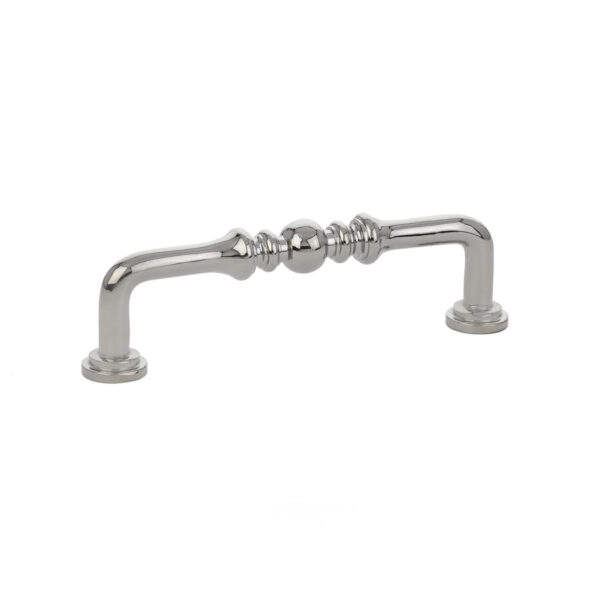 Emtek Hardware Spindle Cabinet Pull, Polished Nickel