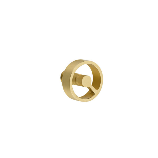 Emtek Hardware Spoke Door Knob, Shown In Satin Brass