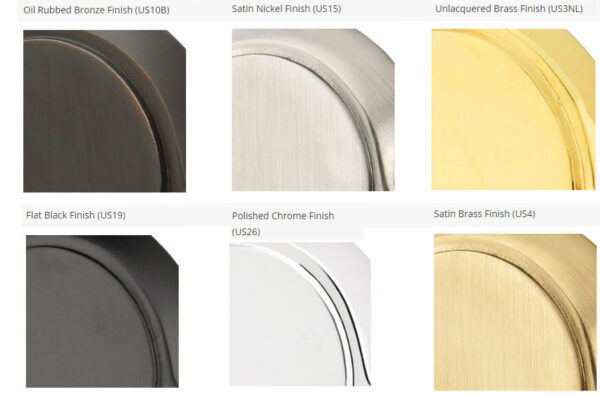 Emtek Brass Finishes US3NL US 4 US10B US15 US 19 US26