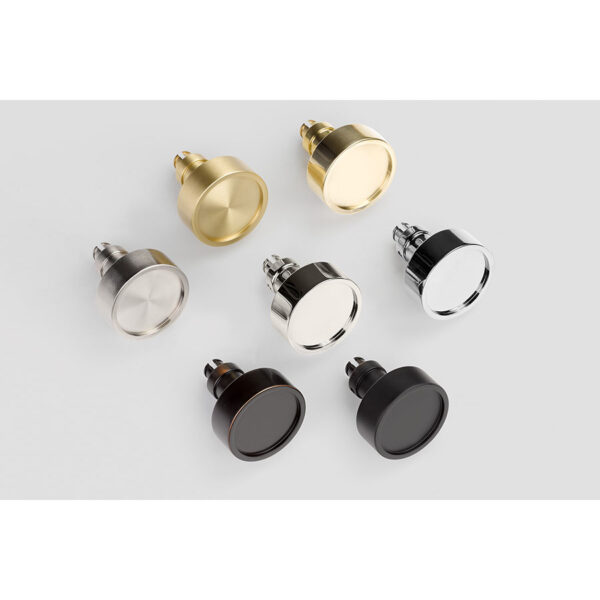 Emtek Verve Door Knobs Shown In Available Finishes