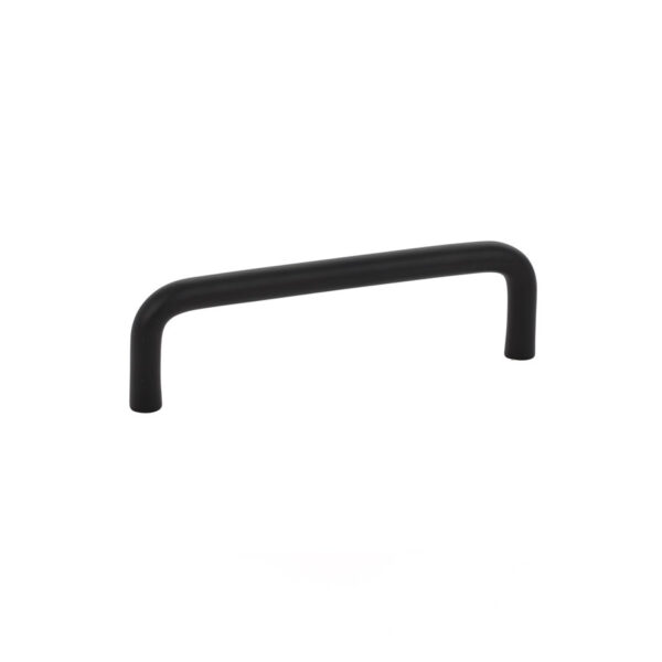 Emtek Wire Cabinet Pull, Shown In Flat Black