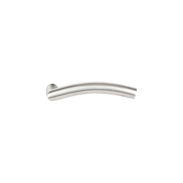 Emtek Dresden Brushed Stainless Steel Door Lever, Shown In Brushed Stainless Steel