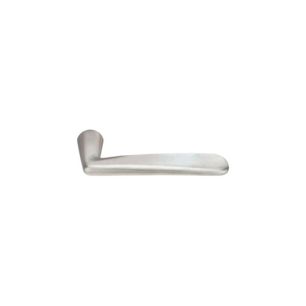 Emtek Poseidon Brushed Stainless Steel Door Lever , Shown In Brushed Stainless Steel
