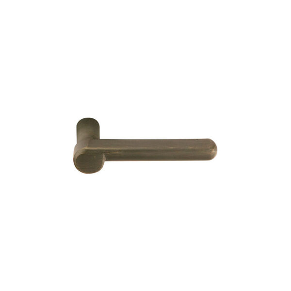 Emtek Hardware Sandcast Bronze Aurora Door Lever, Shown In Medium Bronze