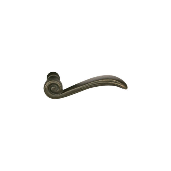 Emtek Medici Door Lever, Shown In Medium Bronze
