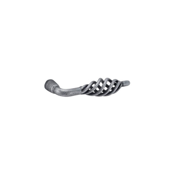 Emtek Hardware Lafayette Wrought Steel Door Lever, Shown In Satin Steel