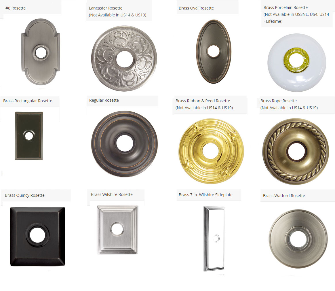 Emtek Hardware Astoria Crystal Clear Door Knob w/ Rope Rosette, Shown In Polished Brass - Image 8