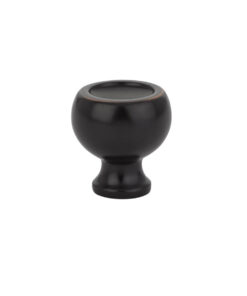 Emtek Hardware 86314,  Atomic Cabinet Knob, 1" Diameter, Shown In Oil Rubbed Bronze