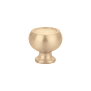 Emtek Hardware 86315, Atomic Cabinet Knob, 1-1/4" Diameter, Shown In Satin Brass