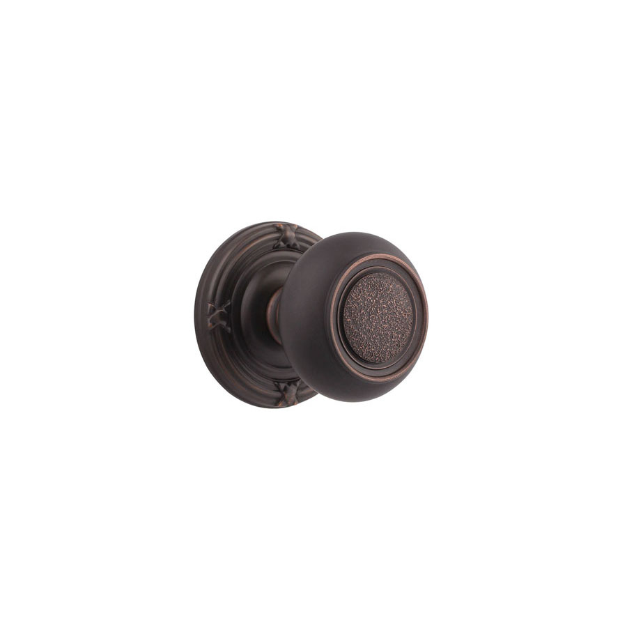 Emtek Hardware Belmont Door Knob w/Oval Rosette, Shown In Oil Rubbed Bronze - Image 3