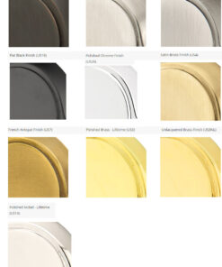 Alternative view of Emtek Hardware 86724, Crystal Bar Cabinet Pull, 4" C-C, Shown In Satin Brass & Unlacquered Brass Base Finishes