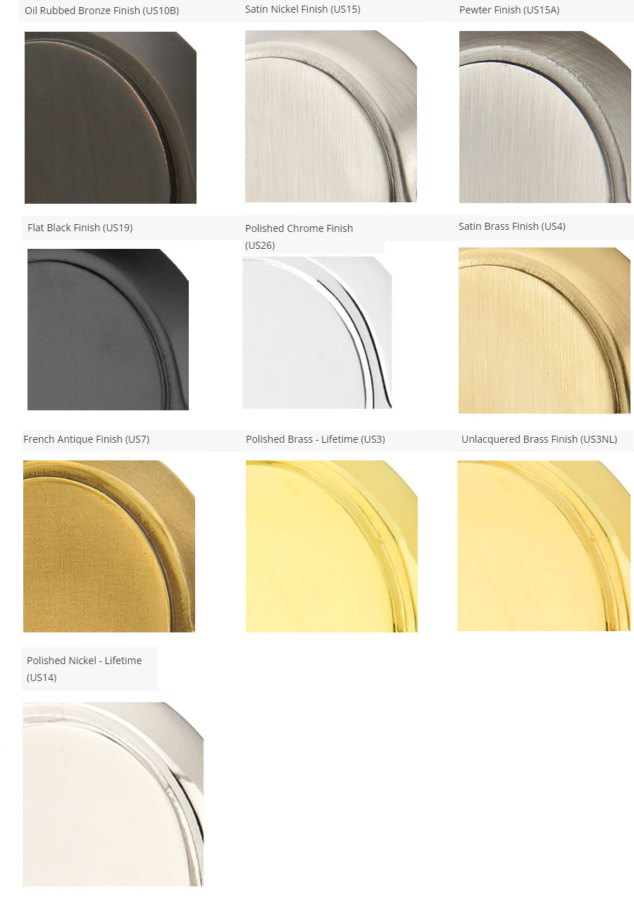 Emtek Hardware Bristol Crystal Door Knob w/Ribbon & Reed Rosette, Shown In Polished Chrome - Image 7